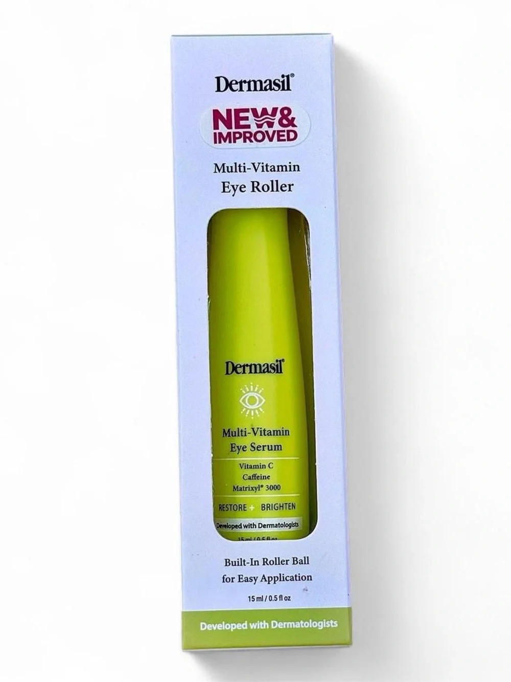 Dermasil Multi-Vitamin Eye Roller with Vitamin C, Caffeine & Matrixyl 3000